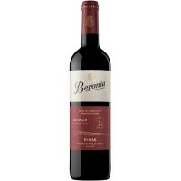 Vino Tinto Crianza Rioja BERONIA, botella 75 cl