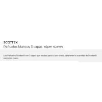 Pañuelo de papel SCOTTEX, paquete 15 uds.