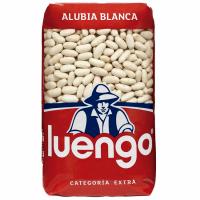 Alubia blanca larga extra LUENGO, paquete 1 kg