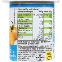 Yogur desnatado sabor limón EROSKI basic, pack 4x125 g