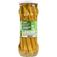 Espárrago verde EROSKI, frasco 185 g