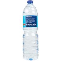 Agua mineral EROSKI, botella 1,5 litros