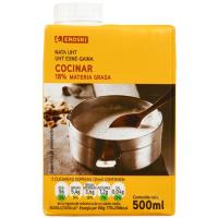 Nata para cocinar EROSKI, brik 500 ml