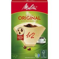 Filtro de café 1x2 MELITTA, caja 40 uds