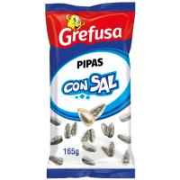 Pipas G con sal GREFUSA, bolsa 165 g