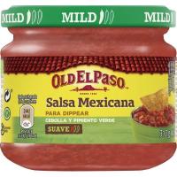 Salsa mexicana de tomate-cebolla-pim. OLD EL PASO, frasco 312 g 
