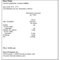 Vino Tinto D.O. Bierzo ENSUEÑO, botella 75 cl