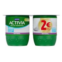 Activia 0% natural DANONE, pack 4x120 g