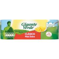 Maíz dulce GIGANTE VERDE, pack 3x140 g