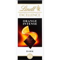 Chocolate de naranja-almendras LINDT Excellence, tableta 100 g