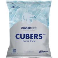 Cubitos de hielo macizo, bolsa 2 kg