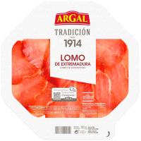Plato de lomo curado ARGAL, bandeja 100 g