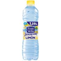 Agua con limón FONT VELLA, botella 1,25 litros