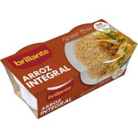 Vasitos de arroz integral BRILLANTE, pack 2x125 g