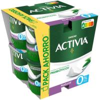 Activia 0% natural DANONE, pack 8x120 g