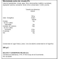 Mermelada de ciruela HELIOS Diet, frasco 280 g 