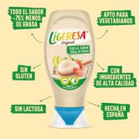 Salsa ligera LIGERESA, bocabajo 430 ml