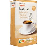 Café molido natural EROSKI BASIC, paquete 250 g