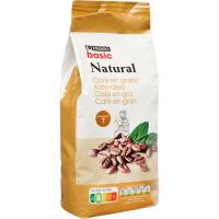 Café en grano natural EROSKI BASIC, paquete 500 g