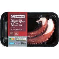 Patas de pulpo cocido EROSKI, bandeja 200 g