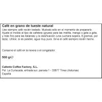 Café en grano Colombia EL GALLEGO, paquete 500 g