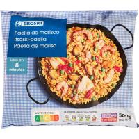 Paella de marisco EROSKI, bolsa 500 g