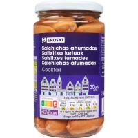 Salchichas Cocktail EROSKI, frasco 200 g