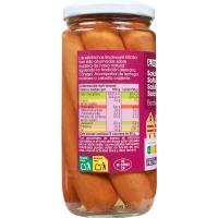 Salchichas Bockwurst EROSKI, 5 ud, frasco 250 g