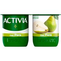 Activia con pera DANONE, pack 4x120 g