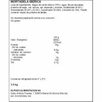 Mortadela ibérica ELPOZO, al corte, compra mínima 100 g