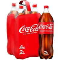 Refresco de cola COCA COLA, pack 4x2 litros