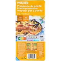 Preparado para paella de marisco EROSKI, bandeja 500 g