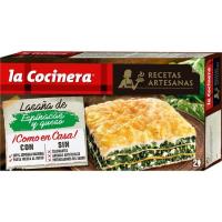 Lasaña de espinacas-queso fresco LA COCINERA, caja 530 g