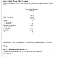 Mermelada de albaricoque HELIOS, frasco 340 g 