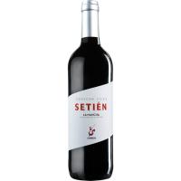 Vino Tinto Joven La Mancha SETIEN, botella 75 cl