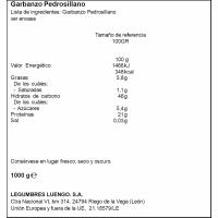 Garbanzo pedrosillano LUENGO, paquete 1 kg