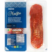 Chorizo de Salamanca extra EROSKI Maestro, pack 2x75 g