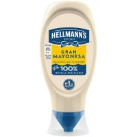 Mayonesa HELLMANN'S, bocabajo 430 ml