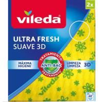 VILEDA BAYETA MICROFIBRA ANTIBACTERIA 2+1 UNIDADES