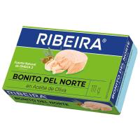 Bonito del norte en aceite de oliva RIBEIRA, lata 111 g