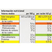 Masa de hojaldre en láminas finas EROSKI, bandeja 500 g