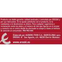 Masa de hojaldre en láminas finas EROSKI, bandeja 500 g