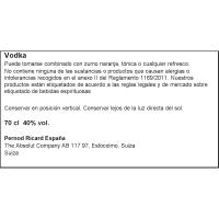 Vodka ABSOLUT, botella 70 cl